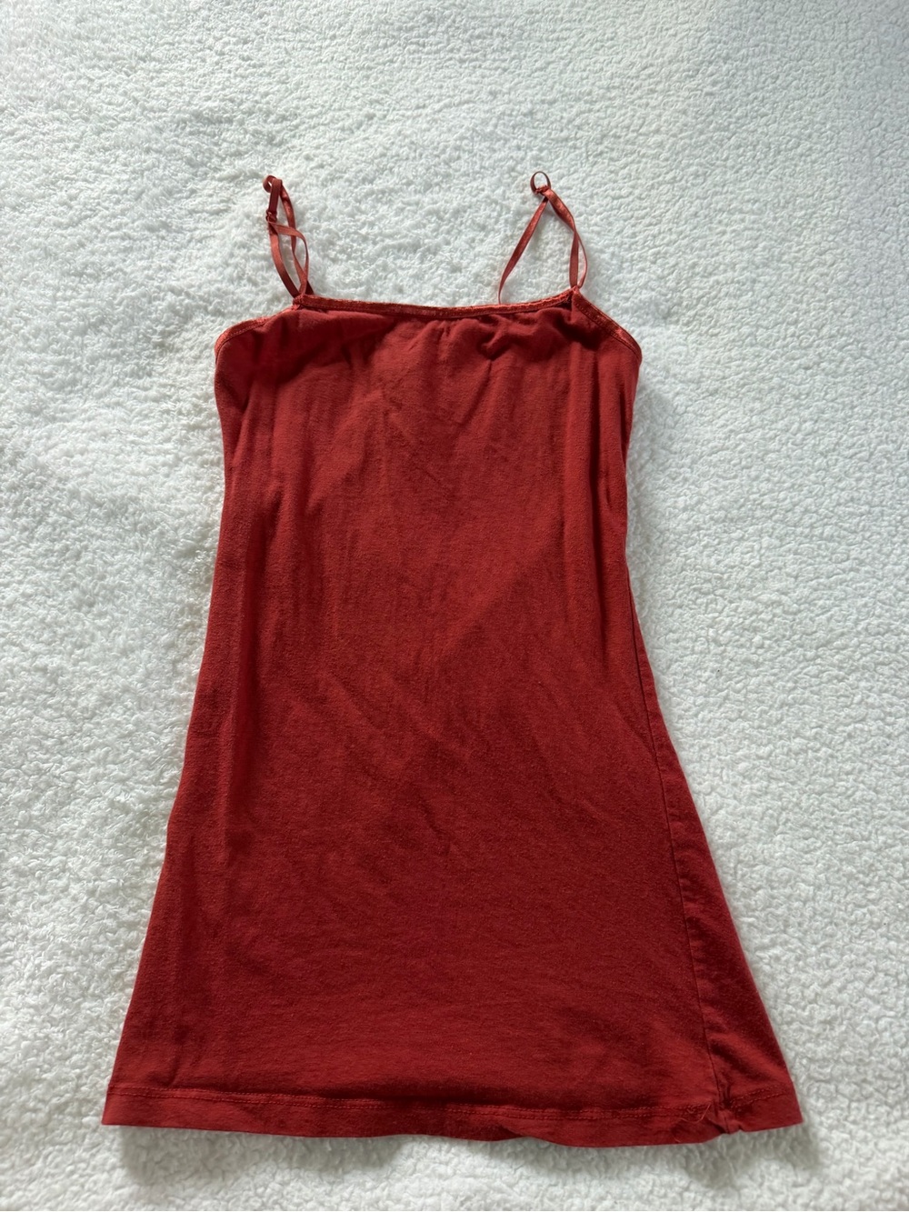Wet Seal Rust Red Spaghetti Strap Slip Dress